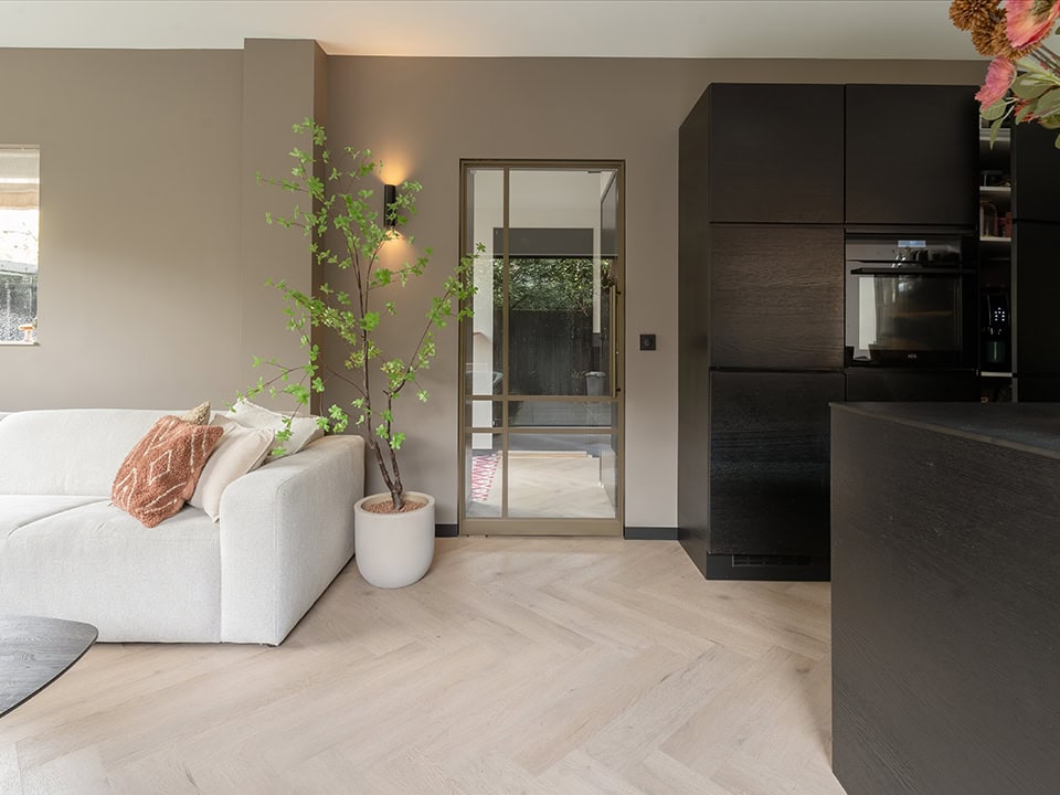 Pivot door bronze